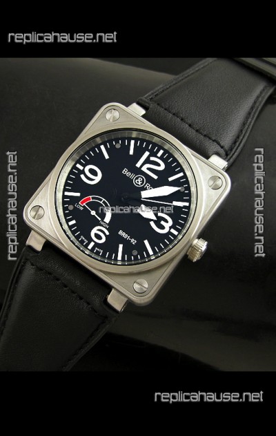 Bell and Ross BR01-92 Swiss Replica Watch in Black Dial