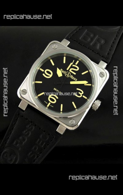 Bell and Ross BR01-94 Swiss Watch in Black Dial