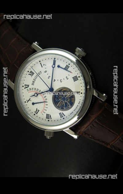 Breguet Retrograde Day/Date Japanese Automatic Watch with Tourbillon