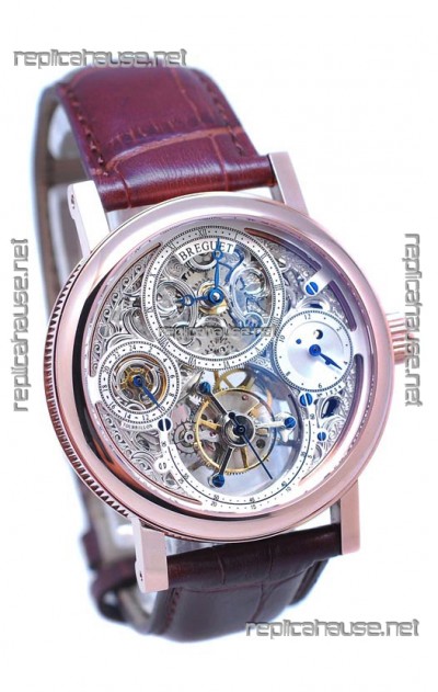 Breguet Classique 3755 Skeleton Tourbillon Swiss Replica Watch