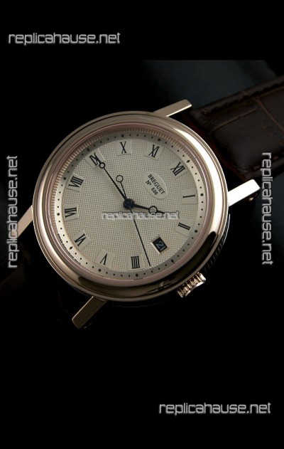 Breguet 526 Y Swiss Replica Watch in White Dial