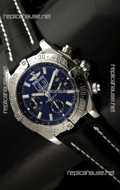 Breitling Blackbird Swiss Replica Watch in Blue Dial - Mirror Replica Watch