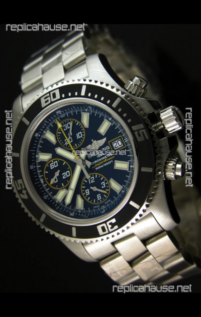 Breitling SuperOcean Abyss Swiss Chronograph Replica Watch - 1:1 Mirror Replica - 44MM Yellow