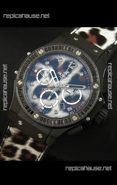 Hublot Big Bang Leopard PVD Swiss Replica Watch