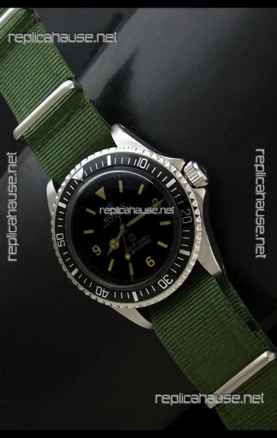 Rolex Submariner Oyster Perpertual Military Swiss Watch