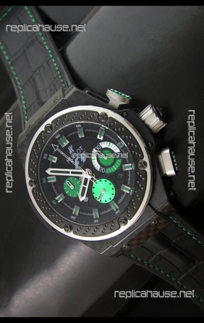 Hublot King Power F1 Interlago Limited Edition Swiss Watch in Green