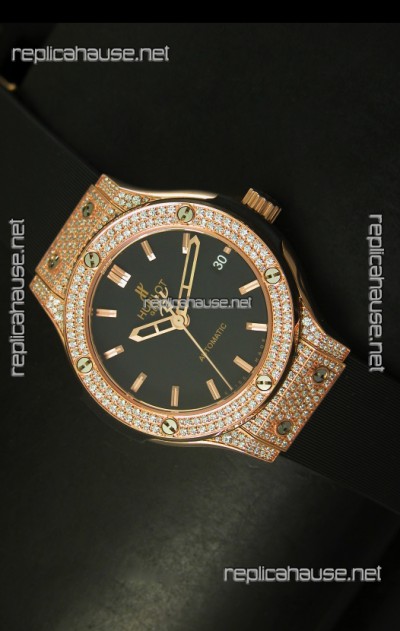 Hublot Classic Fusion 39MM Rose Gold Diamonds Case