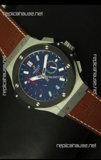 Hublot Big Bang Stainless Ceramic Bezel Swiss Quartz Watch 45MM