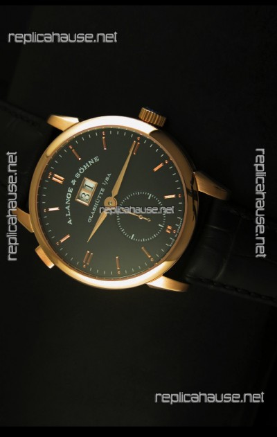 A.Lange & Sohne Reguliert Manual Handwind Watch in Pink Gold Case