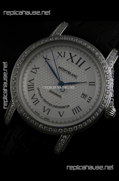 Mont Blanc Swiss Automatic Watch in Stainless Steel