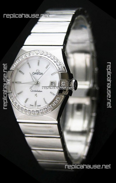 Omega Constellation Ladies Swiss Automatic Watch - 1:1 Mirror Replica 
