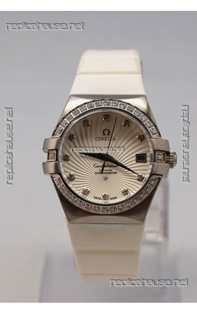 Omega Constellation Ladies Replica Watch - Steel Case - 35MM