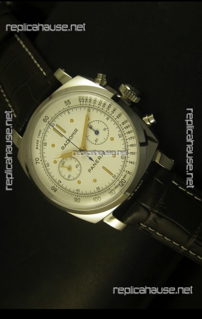 Panerai Radiomir PAM518 1940 Chronograph Watch - White Dial