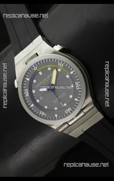 Porsche Design Diver Swiss Titanium Watch in Grey Dial - Ultimate Mirror Replica