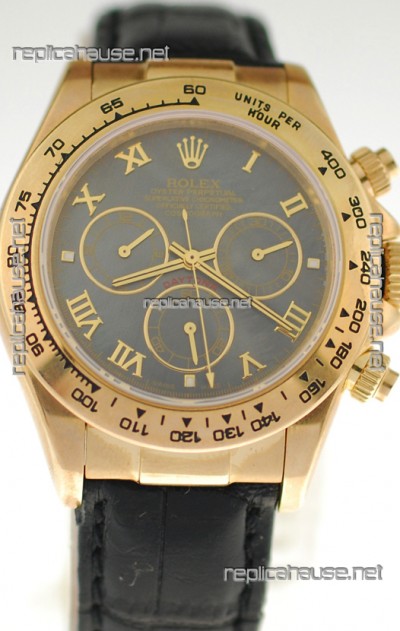 Rolex Daytona Gold Japanese Replica Watch