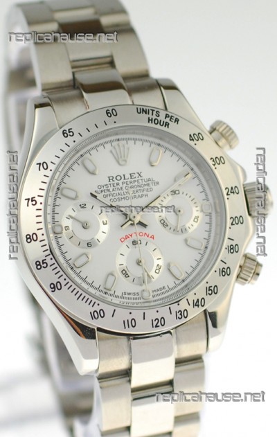 Rolex Daytona Silver Ladies Replica Watch