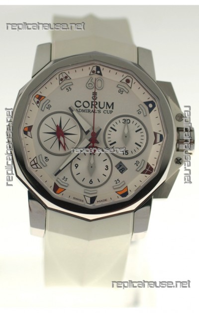 Corum Admiral Cup Challenge Swiss Replica Watch in White