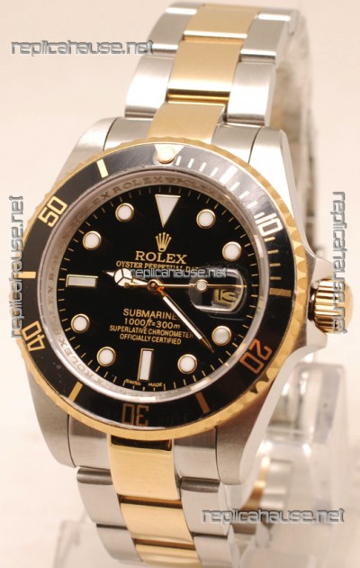 Rolex Submariner Two Tone Japanese Replica Watch