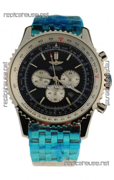Breitling Navitimer Chronometre Japanese Watch in Black Dial