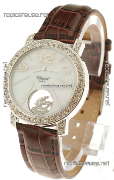 Chopard Happy Diamond Swiss Replica Watch in Diamond Bezel