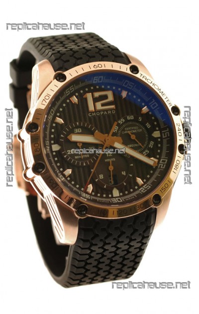 Chopard Classic Racing Superfast Swiss Replica Gold Watch