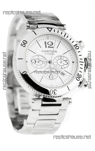 Cartier Pasha Seatimer Japanese Replica Watch