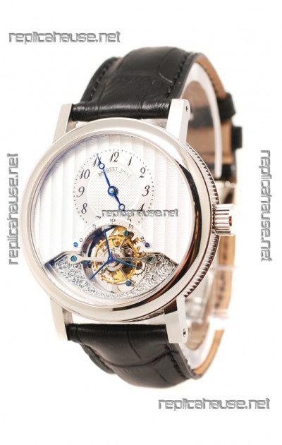 Breguet Grande Complication Tourbillon Co Axial Swiss Replica Watch in White