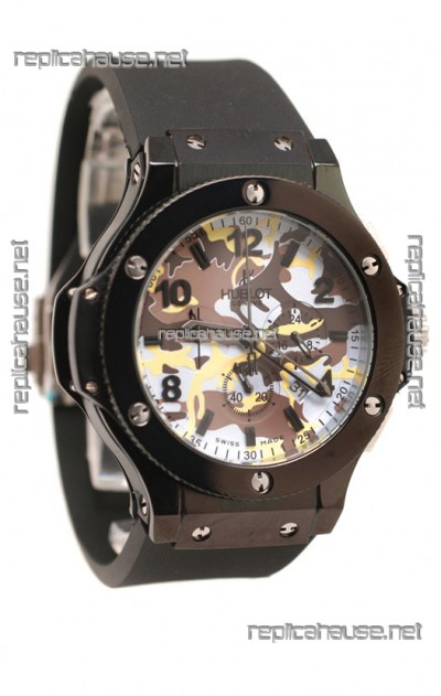 Hublot Big Bang Commando White Camouflage Japanese Watch