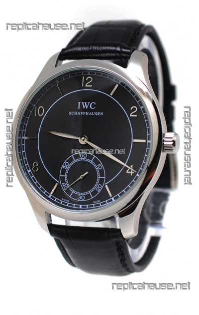 IWC Portugese Automatic Watch in Black Dial