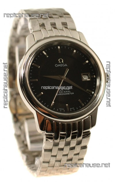 Omega Co-Axial Deville Japanese Steel Watch 