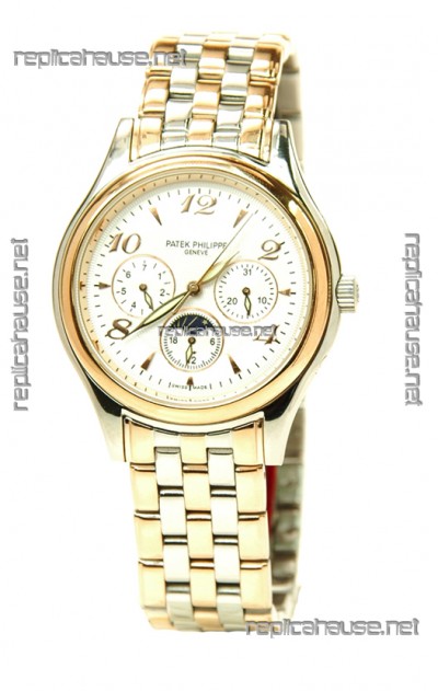 Patek Philippe Grand Complications Japanese Replica Gold Watch in Arabic Hour Markers