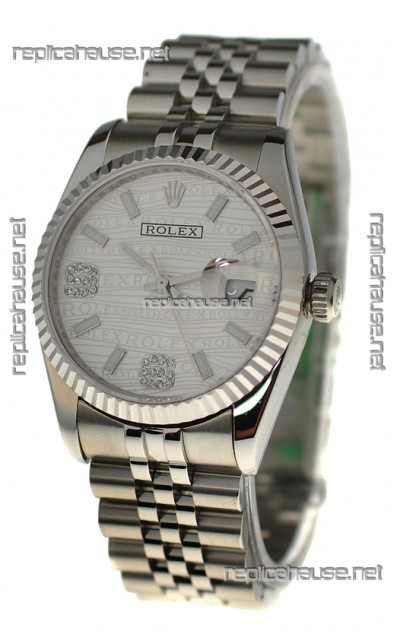 Rolex Datejust Silver Replica Watch