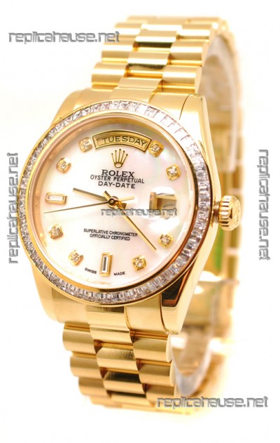 Rolex Day Date Gold Swiss Replica Watch