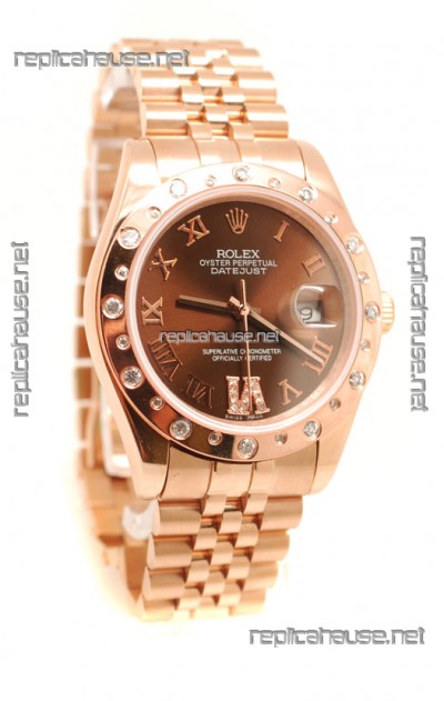 Rolex Datejust Gold  Replica Watch