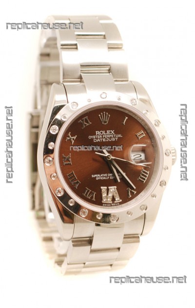 Rolex DateJust Mid-Sized Japanese Replica Watch