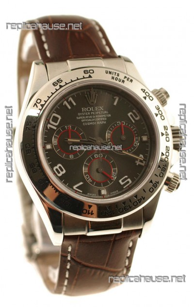 Rolex Daytona Cosmograph Swiss Replica Watch in Grey Dial