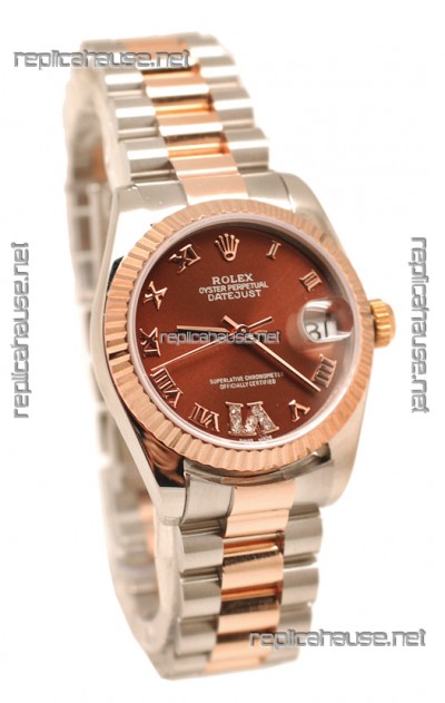 Rolex Oyster Perpetual Datejust Diamonds VI Swiss Replica Watch -36MM