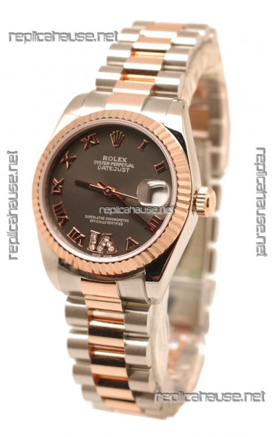 Rolex Datejust Diamond VI Japanese Replica Watch - 36MM