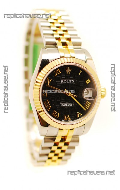 Rolex DateJust Mid-Sized Two Tone Japanese Replica Watch