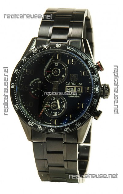 Tag Heuer Carrera Calibre 16 DayDate Japanese PVD Watch