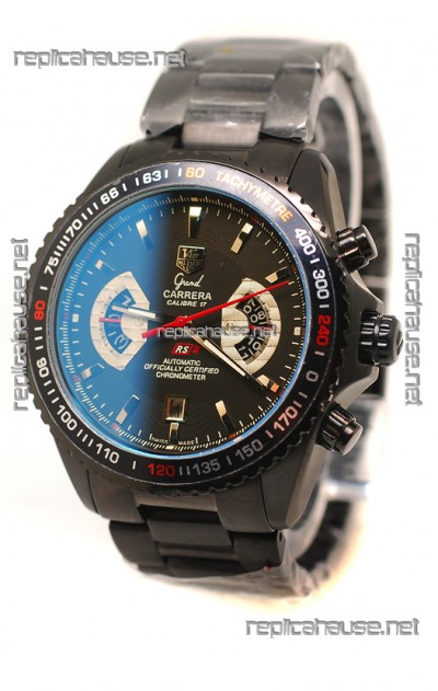 Tag Heuer Grand Carrera RS2 Japanese Replica PVD Watch