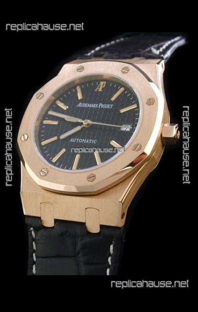 Audemars Piguet Royal Oak Watch in Black Dial