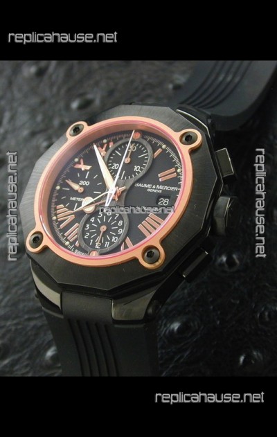 Baume & Mercier Riveria Swiss Watch in Black Dial