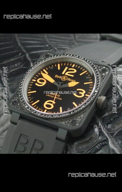 Bell and Ross BR01 92 Limited Edition Swiss Watch in Black Dial