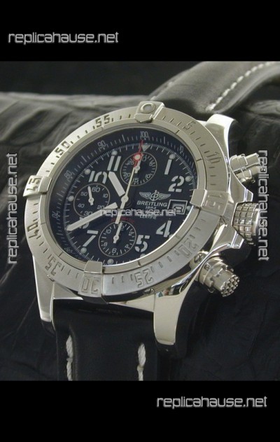 Breitling SkyLand Swiss Replica Watch in Grey Dial