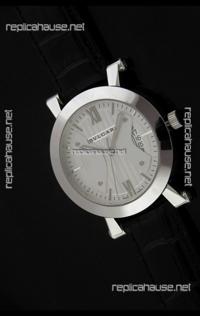 Bvlgari Sotirio Bulgari Swiss Replica Watch in White Dial