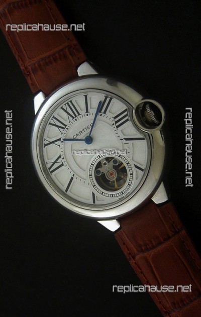 Cartier Ballon de Japanese Replica Watch in White Dial
