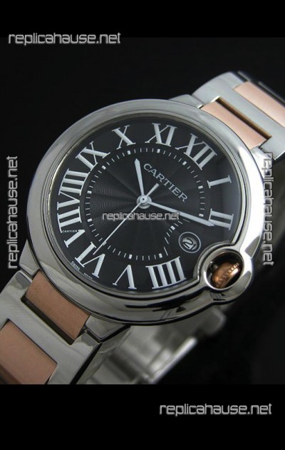 Cartier Ballon Bleu de Japanese Replica Watch Two Tone