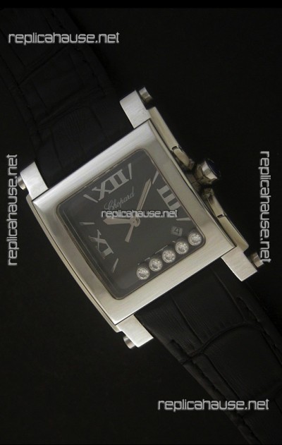 Chopard Happy Sport Swiss Replica Watch in Black Dial