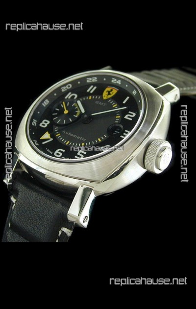 Ferrari Granturismo Swiss Replica Watch in Black Dial